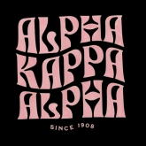 Alpha Kappa Alpha Since 1908 stretchable foil Transfer 30pcs