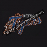 Detroit Tigers Rhinestone iron on motif  30pcs