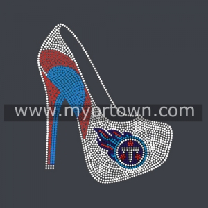 Tennessee Titans Baseball Shoes Rhinestone Motif For Tshirts Iron On ...