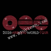 BTS World Tour Arirang 2026 Rhinestone Transfer  30pcs
