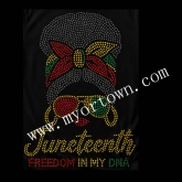 new Juneteenth rhinestone designs 2026 Rhinestone Transfer  30pcs