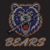Bears rhinestone designs Rhinestone Transfer  30pcs