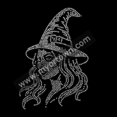 Halloween Witch Rhinestone Heat Transfer 30pcs