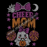 Cheer Mom Halloween Hotfix Rhinestone Motif  30pcs